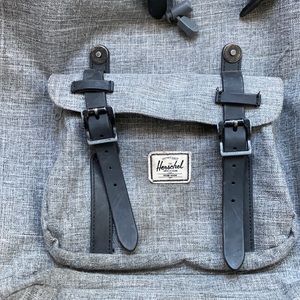 Hershel gray backpack with laptop protection